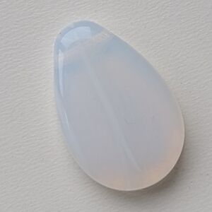 Milk Colores Glass Teardrop Gemstone